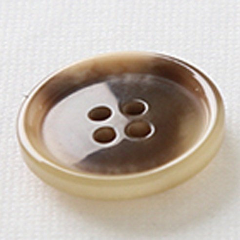 HR빅버튼 마니 단추 21mm, 브라운, 4개입
