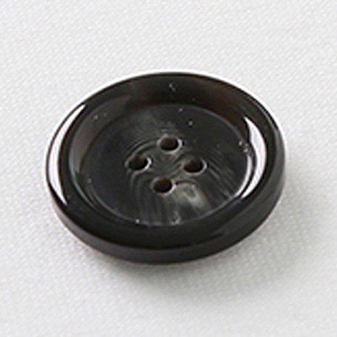 HR빅버튼 플러스 단추 23mm, 블랙, 4개입