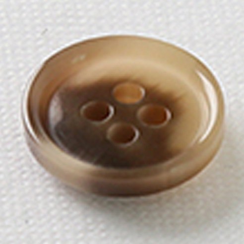HR빅버튼 마니 단추 15mm, 브라운, 12개입