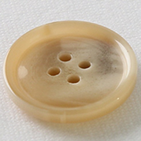 HR빅버튼 마니 단추 25mm, 다크베이지, 8개입