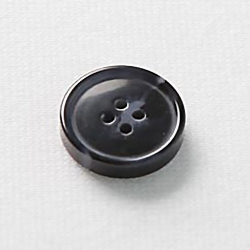 HR빅버튼 루킹 단추 15mm, 네이비, 4개