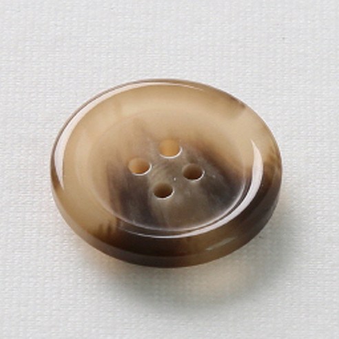 HR빅버튼 플러스 단추 25mm, 다크베이지, 8개입