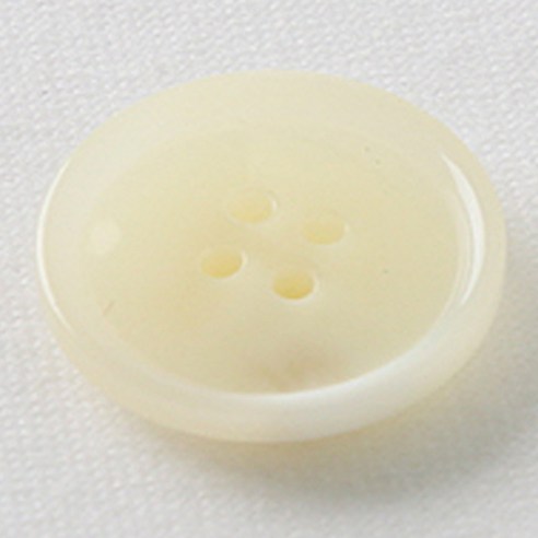 HR빅버튼 마니 단추 25mm, 아이보리, 4개입