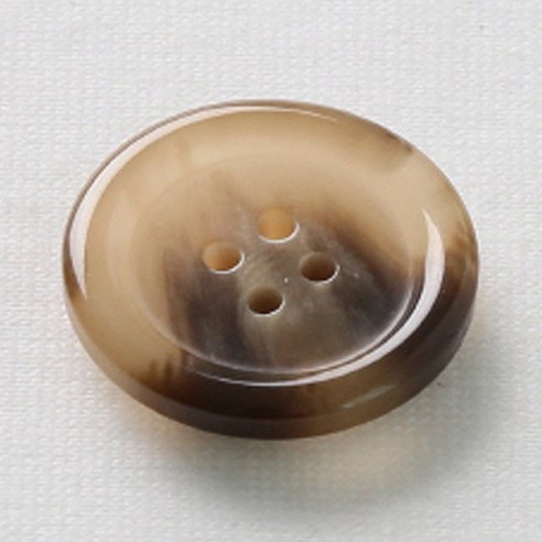 HR빅버튼 플러스 단추 23mm, 다크베이지, 4개입
