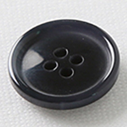 HR빅버튼 마니 단추 18mm, 네이비, 4개입