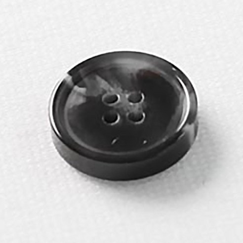 HR빅버튼 루킹 단추 18mm, 블랙, 4개입