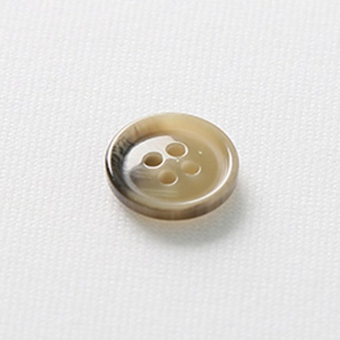 HR빅버튼 아이젠 단추 15mm, 카키, 12개입