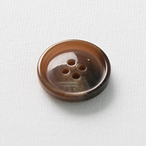 HR빅버튼 아이젠 단추 21mm, 연브라운, 8개입