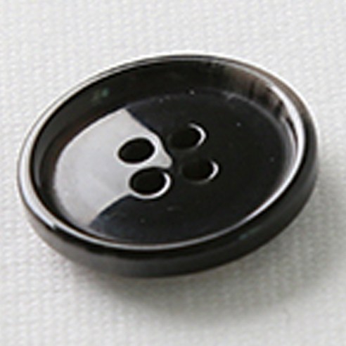 HR빅버튼 마니 단추 21mm, 블랙, 12개입
