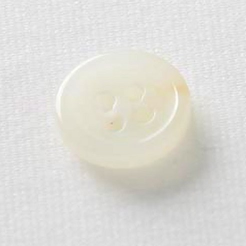 HR빅버튼 무쟈크봉 단추 18mm, 화이트, 8개입