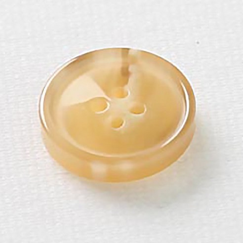 HR빅버튼 루킹 단추 15mm, 연 베이지, 4개입