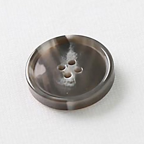 HR빅버튼 루킹 단추 23mm, 그레이, 4개입