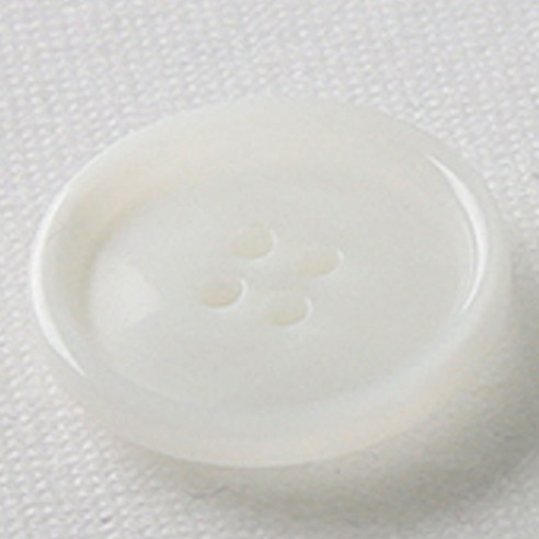 HR빅버튼 마니 단추 23mm, 화이트, 12개입