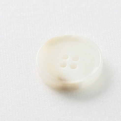 HR빅버튼 플레코 단추 23mm, 화이트, 8개입