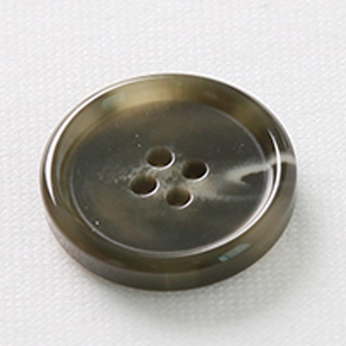 HR빅버튼 MD 단추 21mm, 카키, 4개입