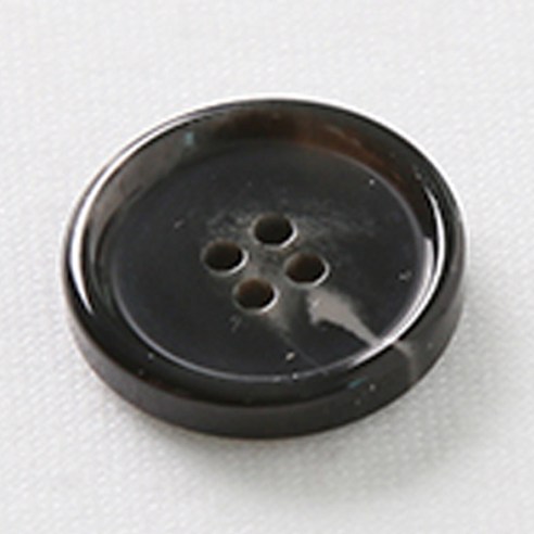 HR빅버튼 MD 단추 21mm, 블랙, 12개입