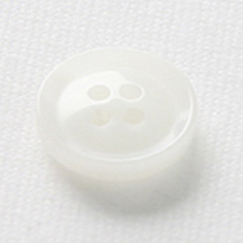 HR빅버튼 호각 단추 18mm, 화이트, 4개입