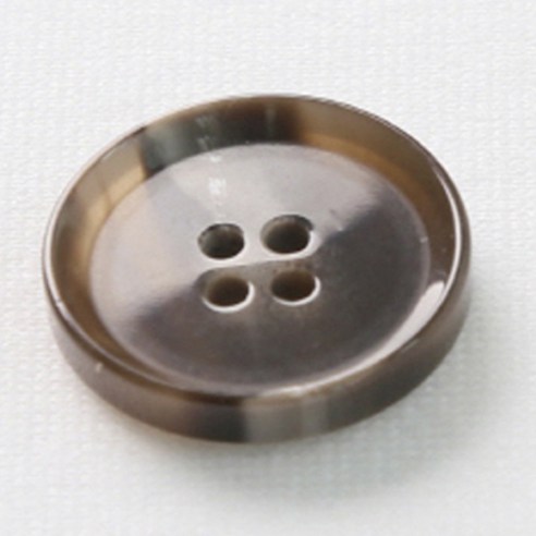 HR빅버튼 플레코 단추 21mm, 브라운, 12개입