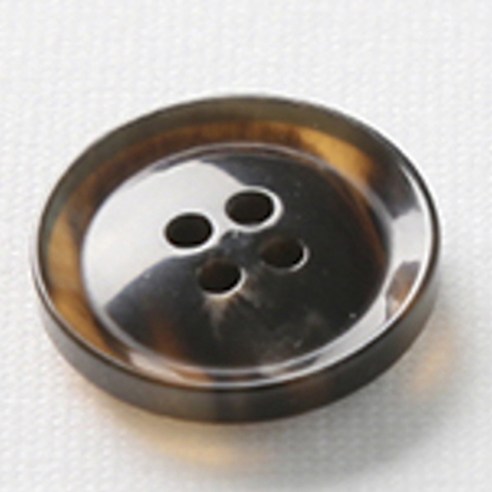 HR빅버튼 호각 단추 18mm, 다크브라운, 4개입