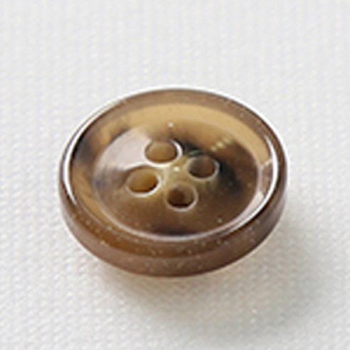HR빅버튼 잡스 단추 18mm, 브라운, 8개입