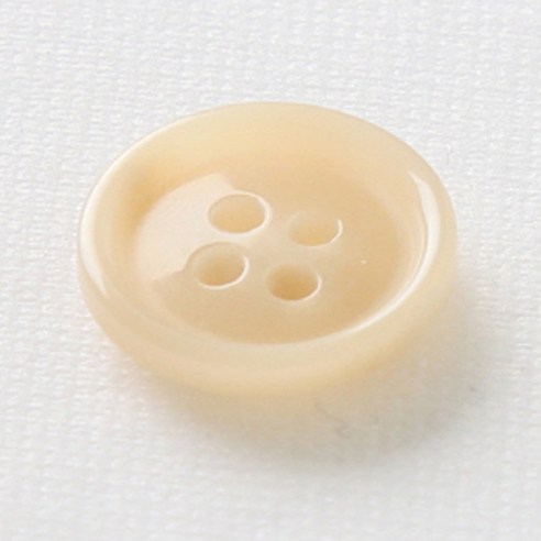 HR빅버튼 워킹 단추 18mm, 연베이지, 12개입