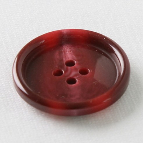 HR빅버튼 워킹 단추 25mm, 와인, 12개입