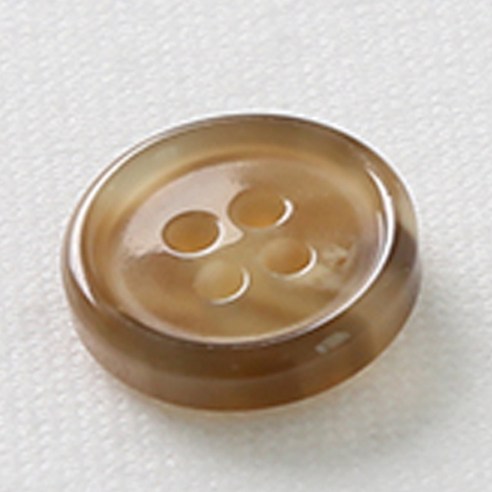 엠버튼 MD 18mm 단추, 다크베이지, 8개