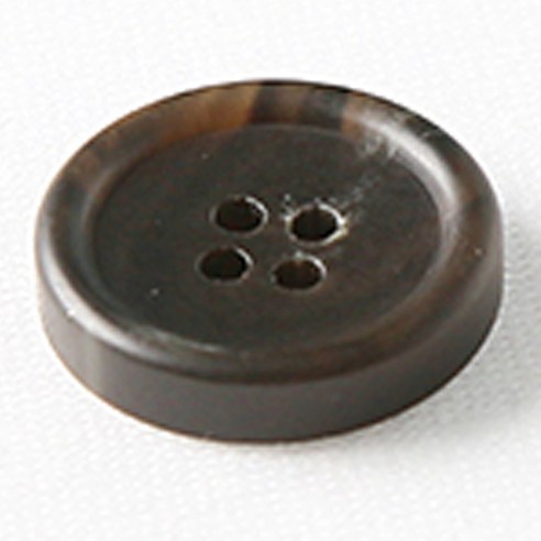 HR빅버튼 썸데이 무광 단추 21mm, 진브라운, 8개입