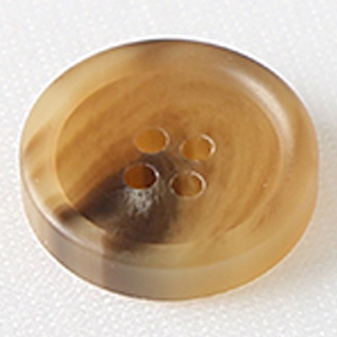 HR빅버튼 썸데이 무광 단추 21mm, 베이지, 4개입