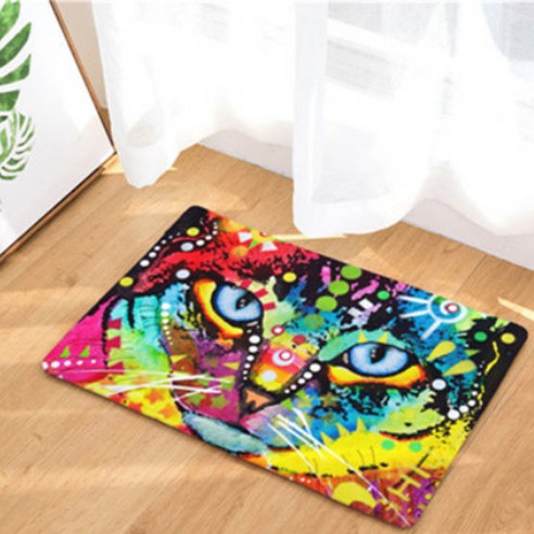 노랜드 Colourful Cat style 다용도 발매트, 6