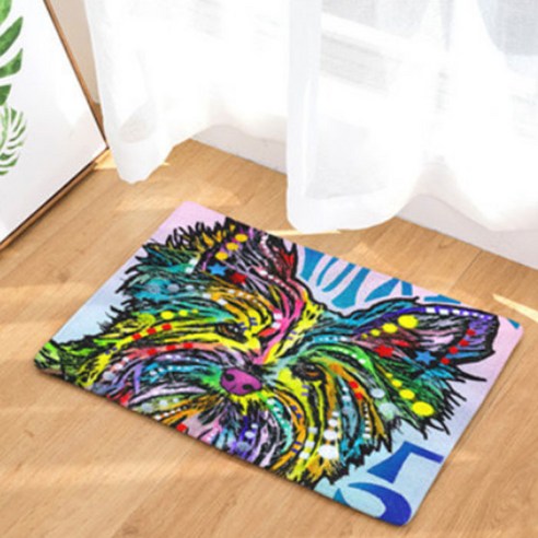 노랜드 Colourful Dog style 다용도 발매트, 7