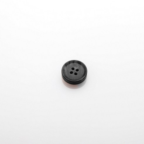HR빅버튼 덴마크 무광 단추 18mm, 블랙, 12개입