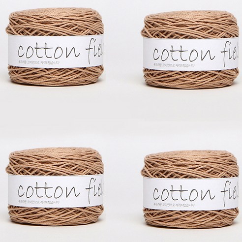 리네아 코튼필드 뜨개실 4p, 306(진베이지), 4개