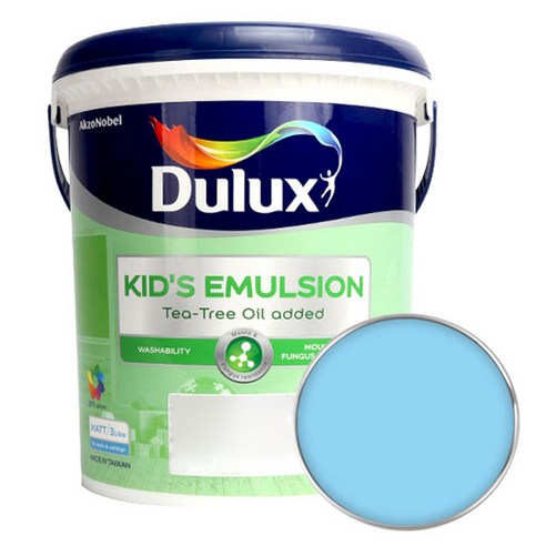 듀럭스 키즈 에멀전 무광 페인트 3L, Delft China