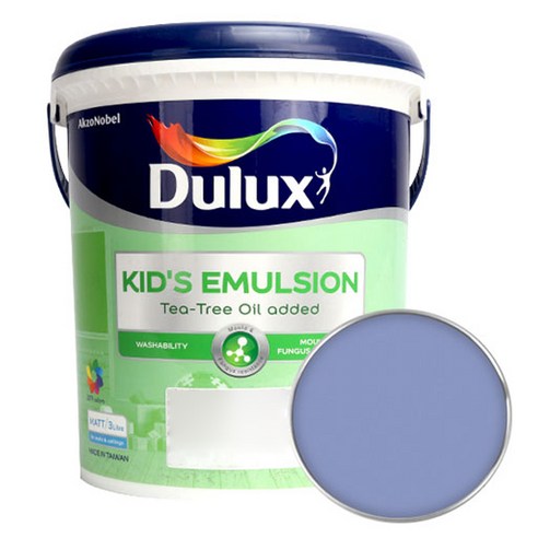 듀럭스 키즈 에멀전 무광 페인트 3L, Purfect Purple