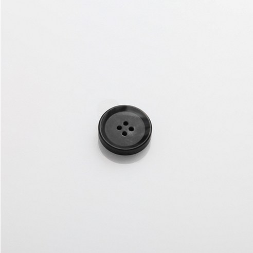 HR빅버튼 덴마크 무광 단추 23mm, 블랙, 12개