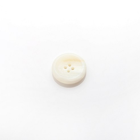 HR빅버튼 각시봉 무광 단추 30mm, 화이트, 8개입