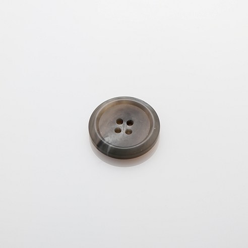 HR빅버튼 각시봉 무광 단추 30mm, 그레이, 4개입
