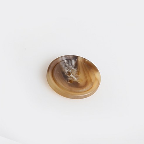 HR빅버튼 쿠바 무광 단추 35mm, 다크베이지, 8개입