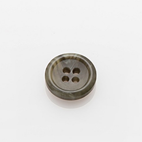 HR빅버튼 각시봉 무광 단추 18mm, 카키, 4개입