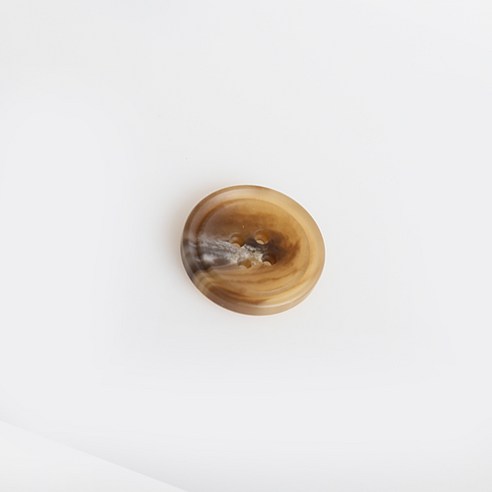 HR빅버튼 쿠바 무광 단추 28mm, 다크베이지, 4개입