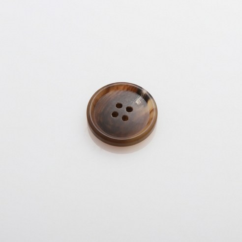 HR빅버튼 디젤무광 단추 21mm, 다크브라운, 4개입