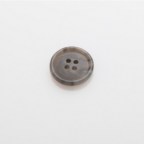 HR빅버튼 디젤무광 단추 18mm, 그레이, 12개입