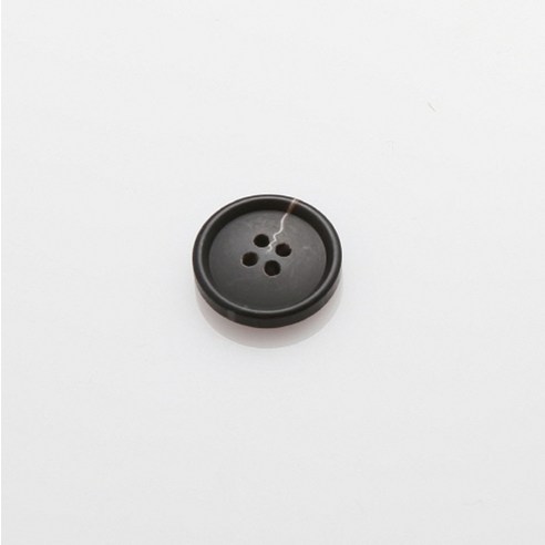 HR빅버튼 디젤무광 단추 21mm, 다크블랙, 12개입