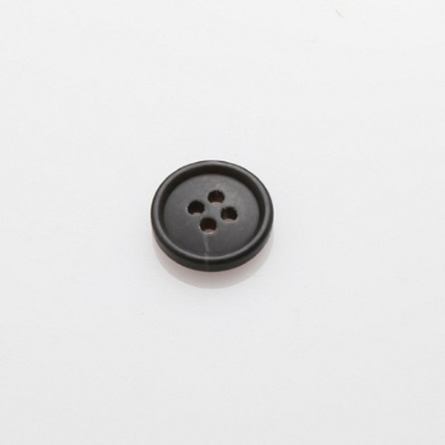 HR빅버튼 디젤무광 단추 18mm, 연블랙, 8개입