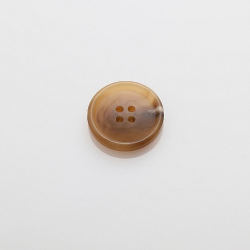 HR빅버튼 디젤무광 단추 21mm, 다크베이지, 4개입