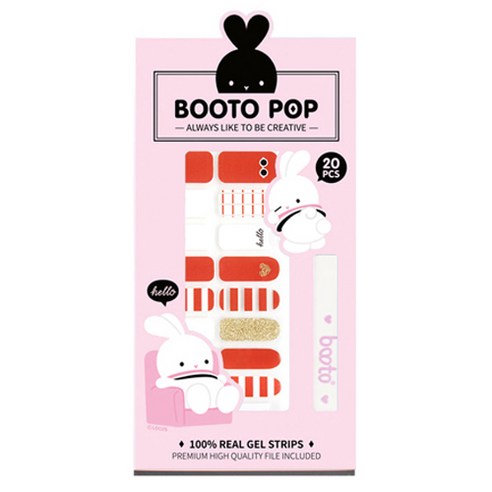 코코라인 붙이는 젤네일 스티커 BOOTO, No.15, 1세트