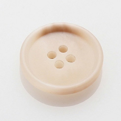 HR빅버튼 마니 무광 단추 21mm, 스킨베이지, 8개