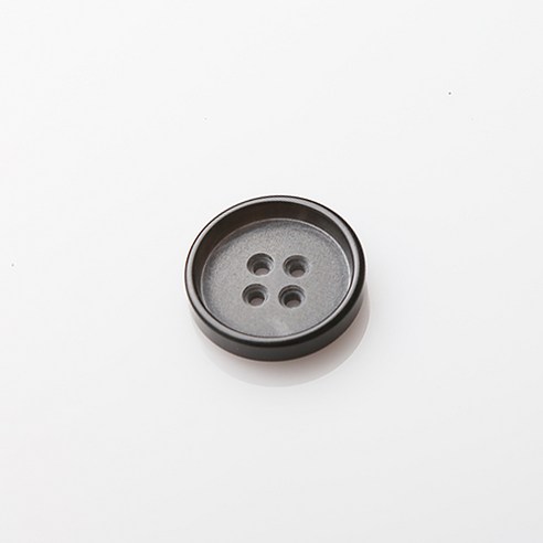 HR빅버튼 샌더슨 단추 23mm, 블랙, 4개입