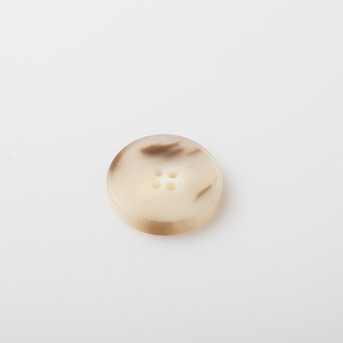 HR빅버튼 가우디 무광 단추 28mm, 라이트베이지, 4개입